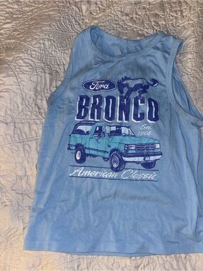 Target Light Blue Ford Bronco Graphic Tank Top